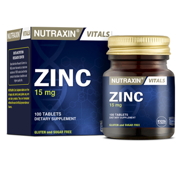 Nutraxin - Zinc 15 Mg 100 Tablet